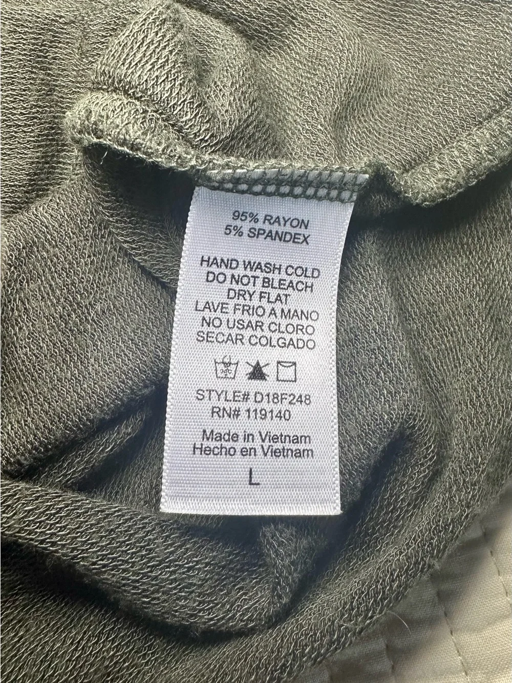 Double Zero Olive Boatneck Long Sleeve Top